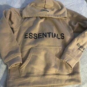 Essentials Beige Hoodie